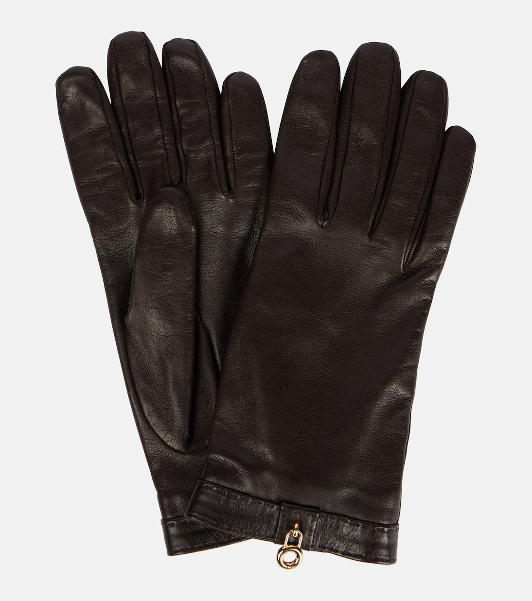 Women's Black Nora Leather Gloves