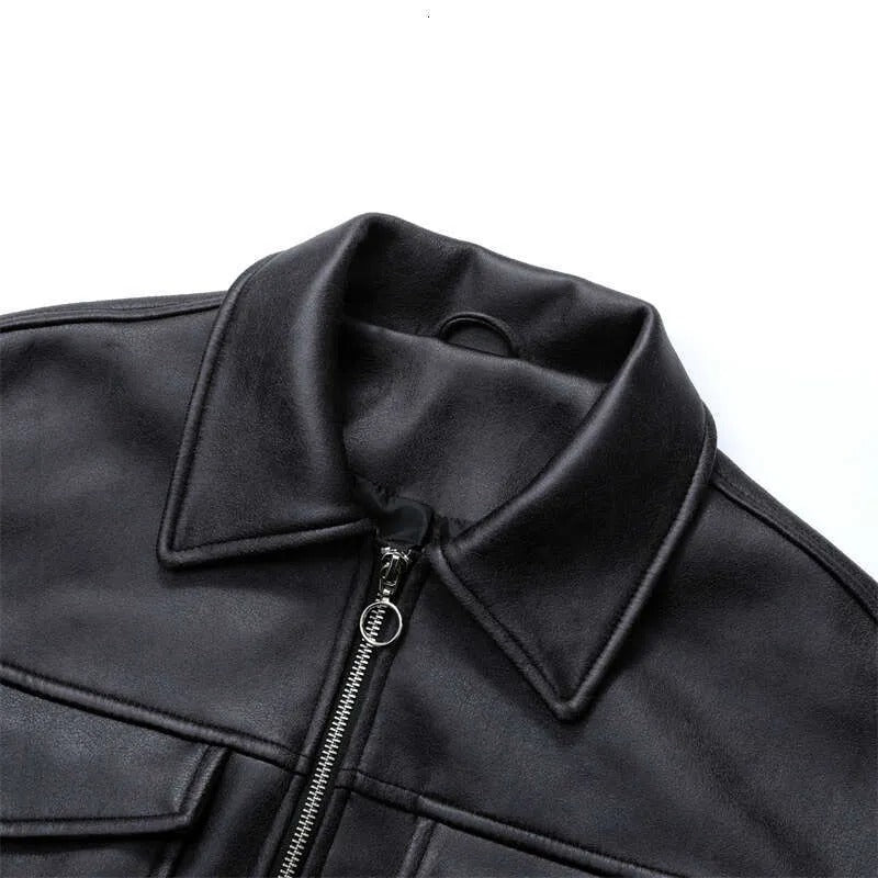 Women's  Black Tailored Fit Faux Leather Bomber Jacket