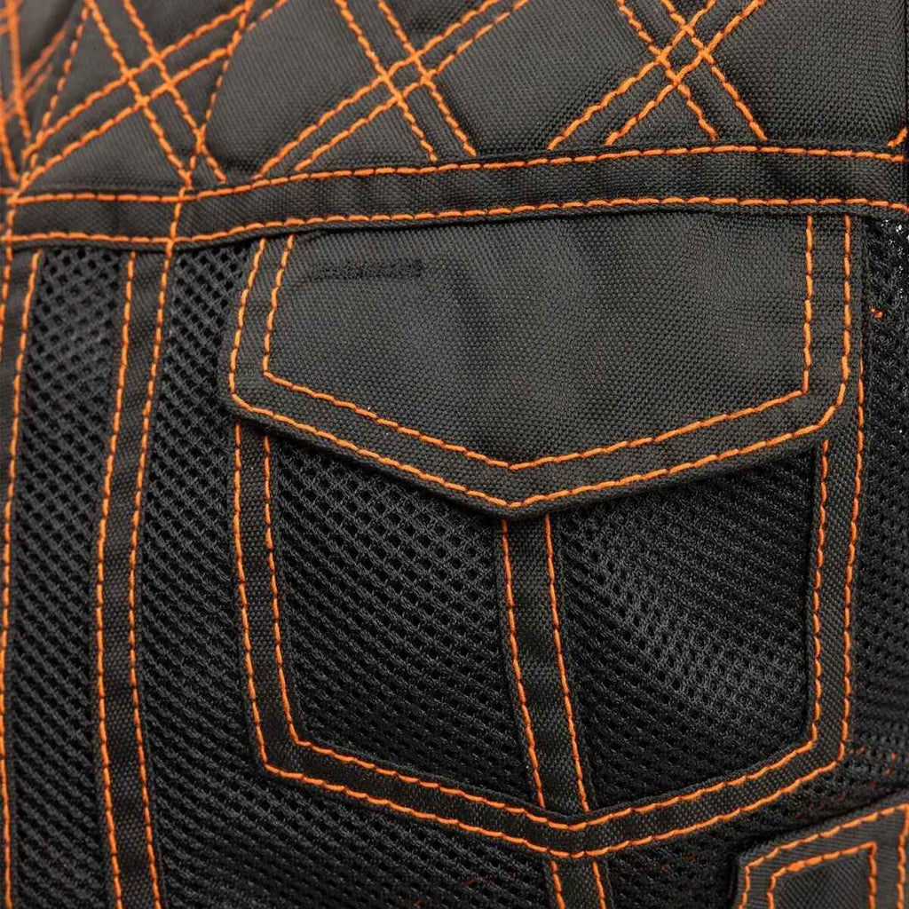 Women's Bonnie Moto Mesh Biker Leather Jacket