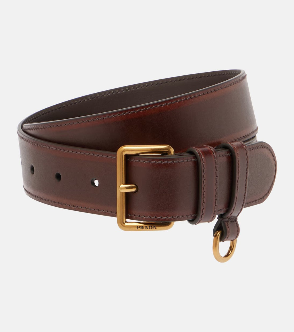 Women's Brown Leather Belt