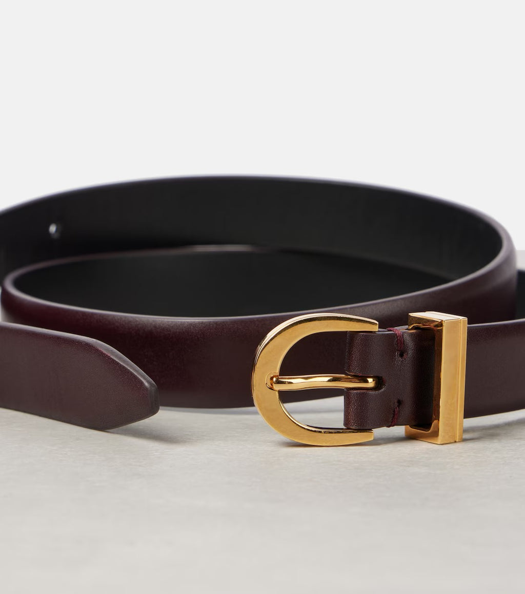 Women's Brown Luna Leather Belt