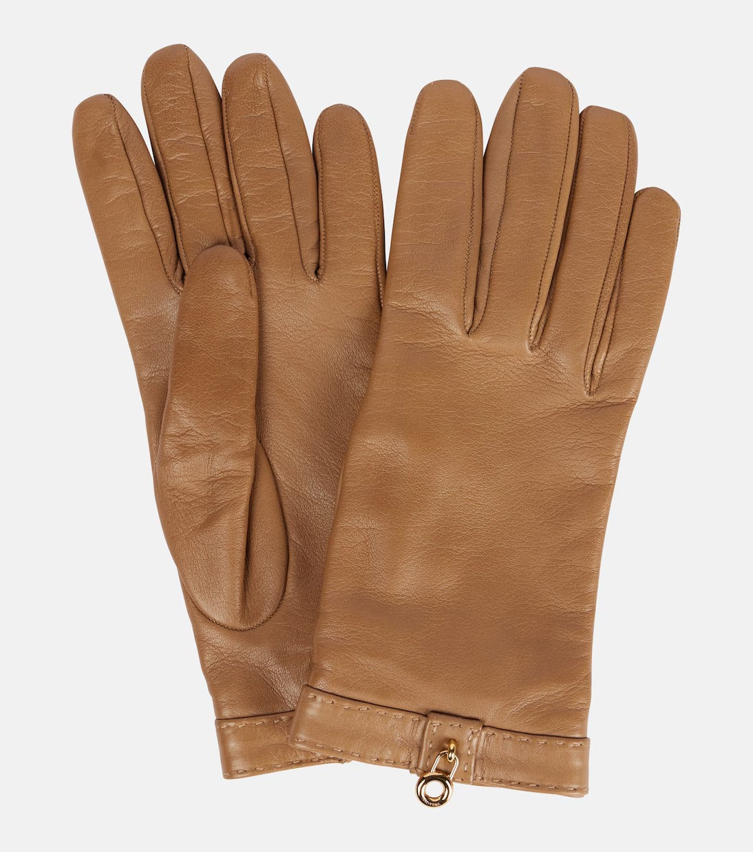 Women's Brown Nora Leather Gloves