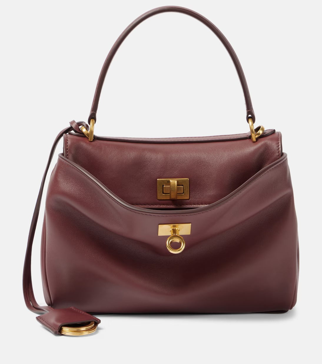 Women's Brown Rodeo Mini Leather Tote Purse