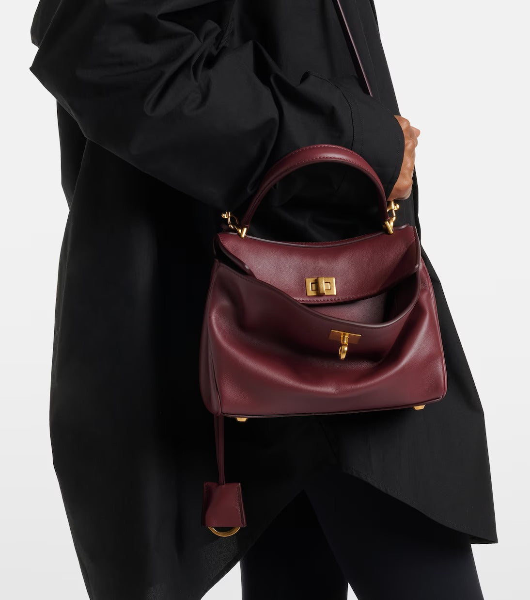 Women's Brown Rodeo Mini Leather Tote Purse