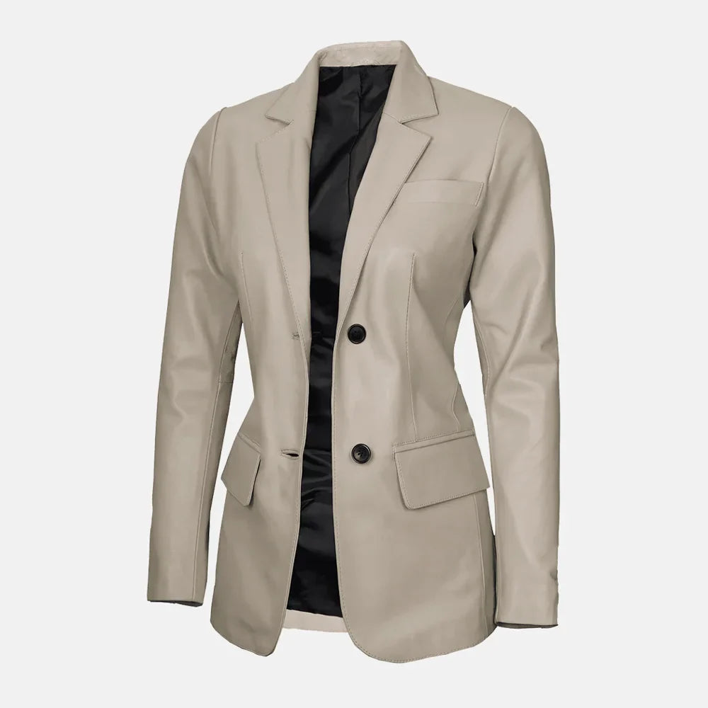 Women's Cassia Comet Leather Blazer