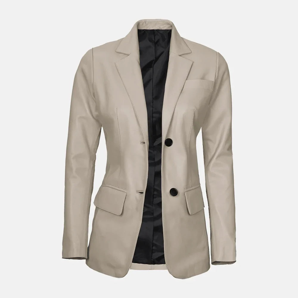 Women's Cassia Comet Leather Blazer