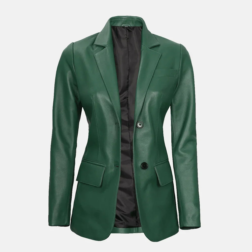 Women's Cassia Comet Leather Blazer