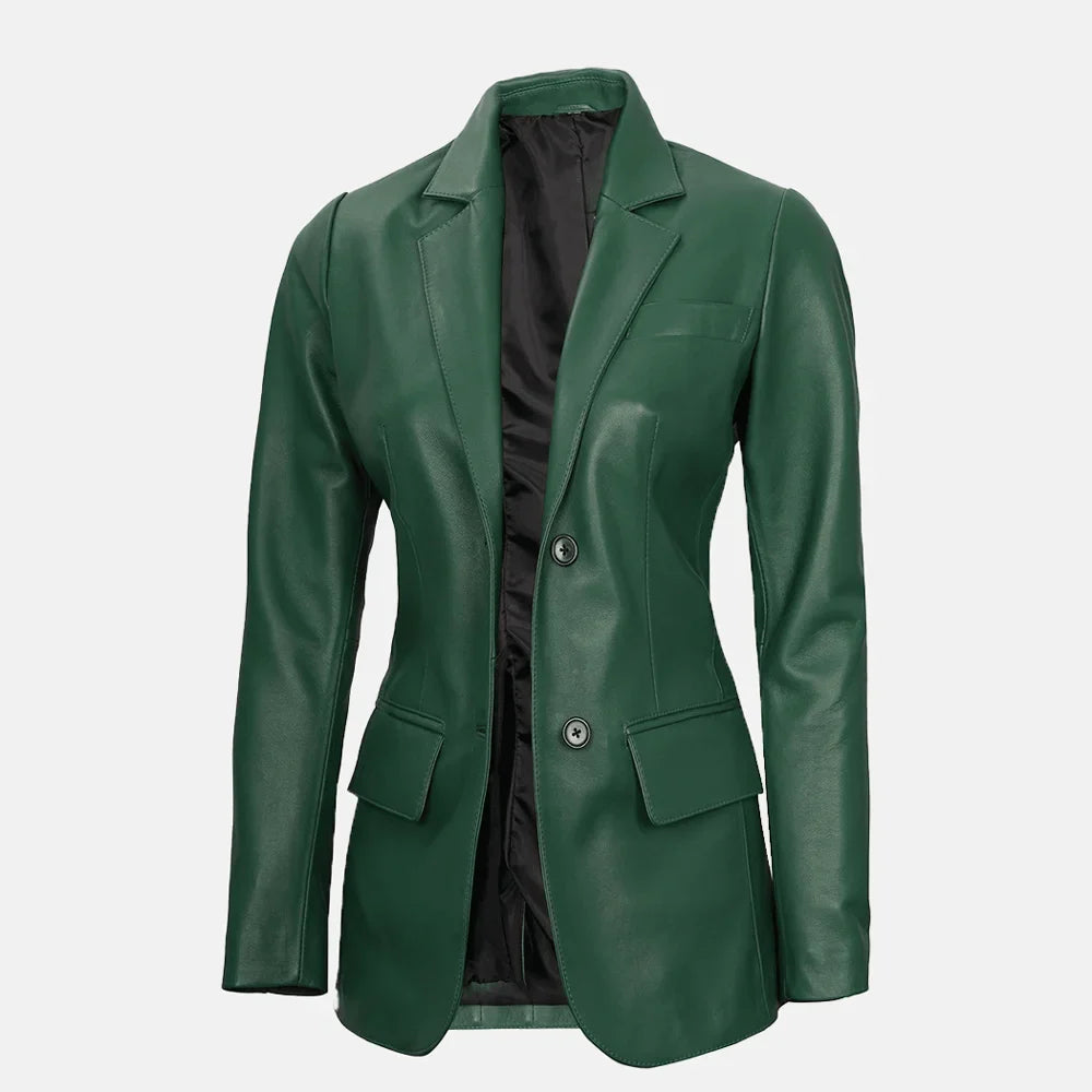 Women's Cassia Comet Leather Blazer
