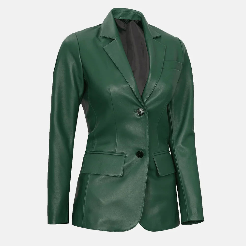 Women's Cassia Comet Leather Blazer
