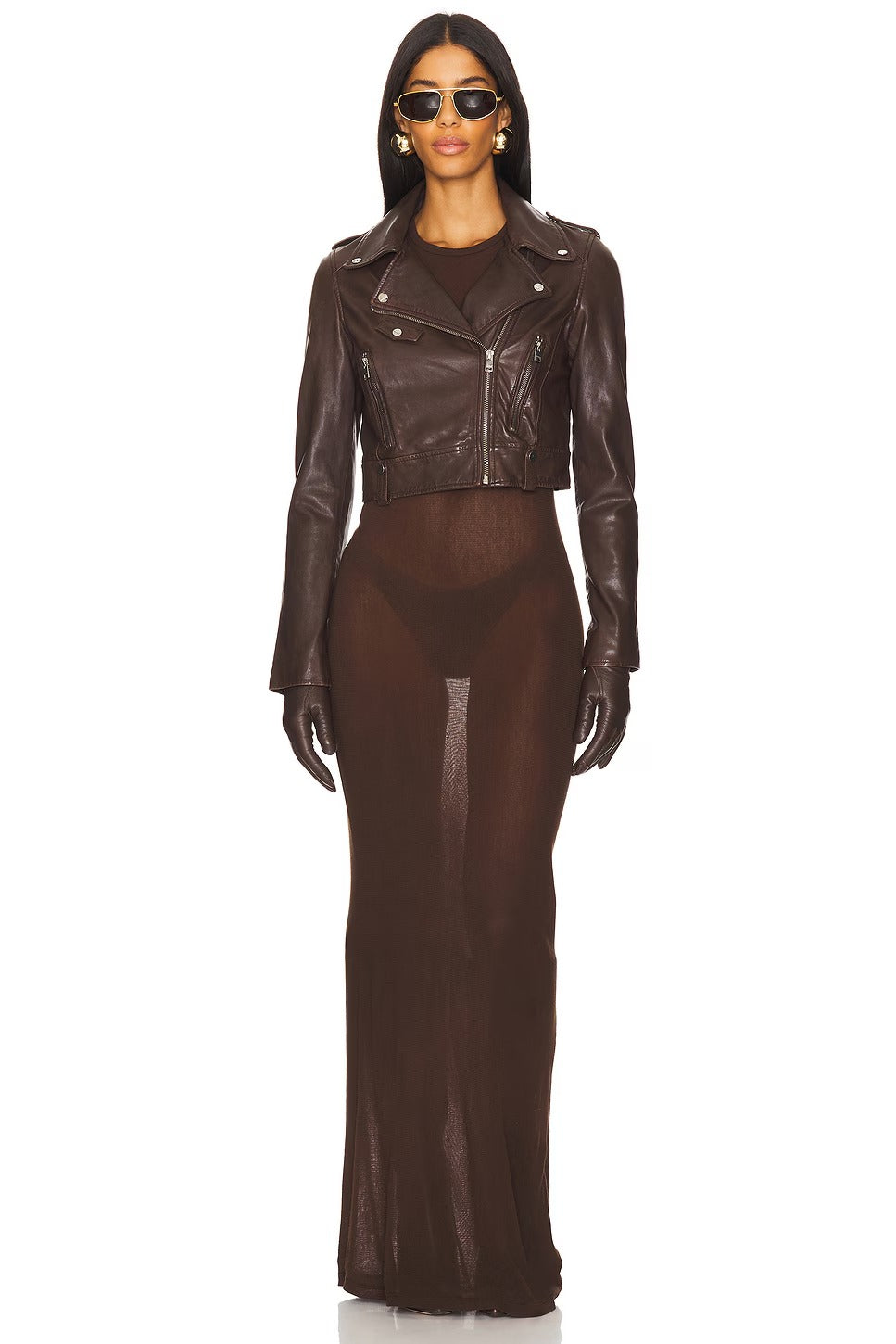 Damen-Bikerjacke Ciara aus Kunstleder 