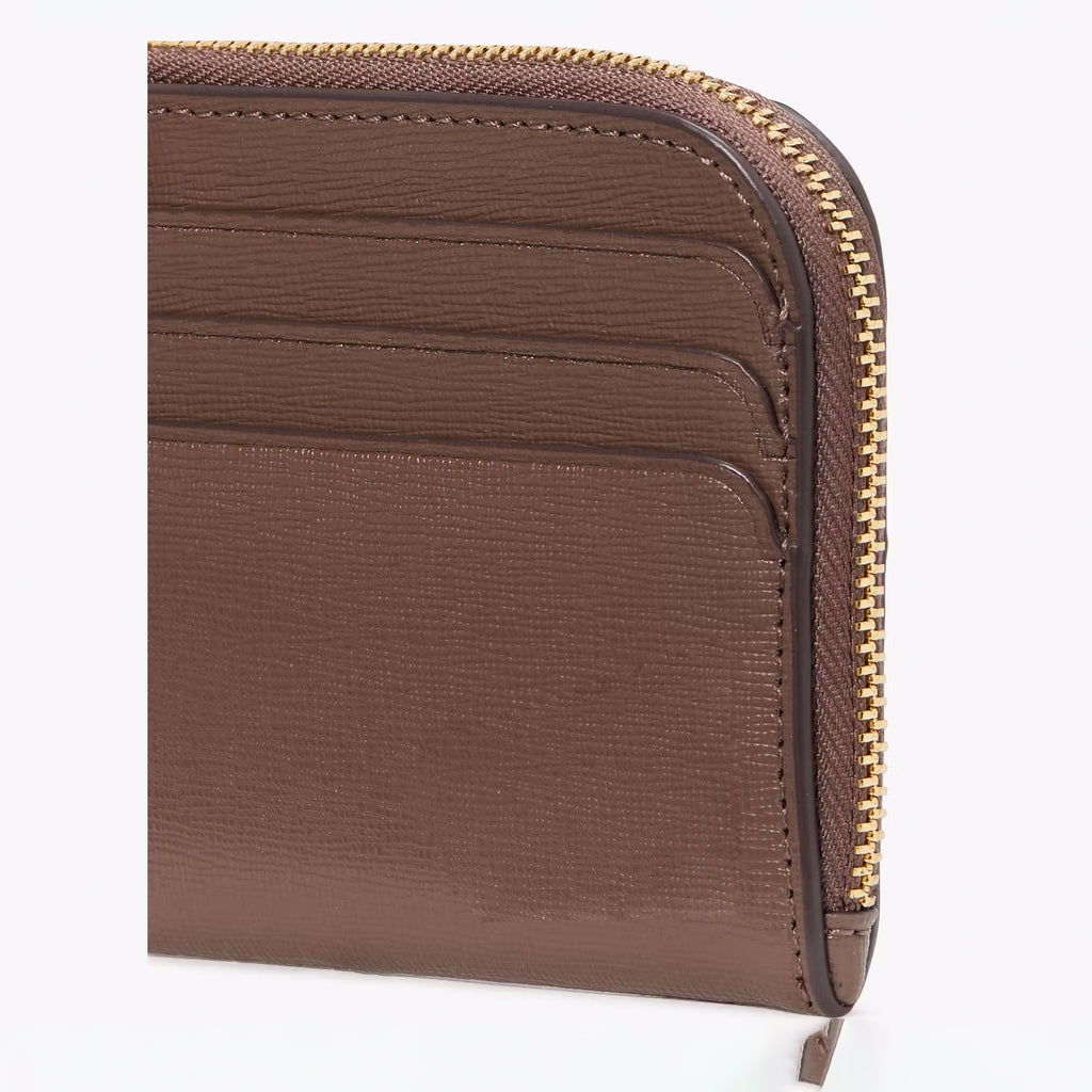 Women's Coin Card Case Wristlet Leather Wallet