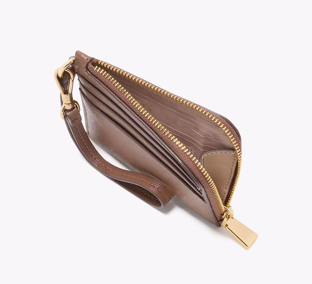 Women's Coin Card Case Wristlet Leather Wallet