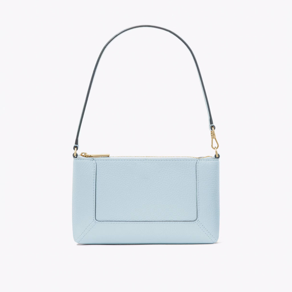 Women's Convertible Wristlet Pebbled Leather Wallet