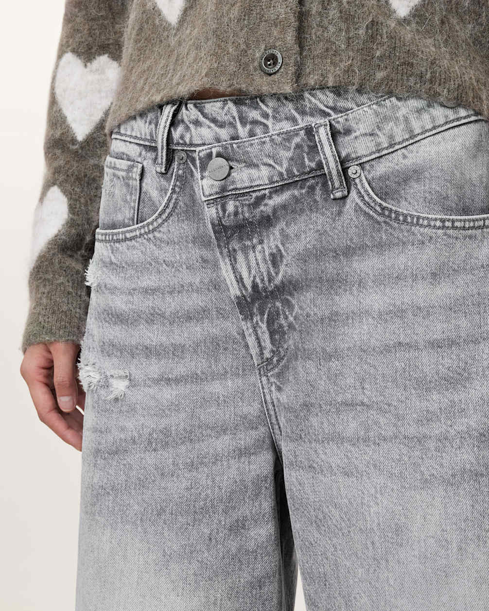 Women's Cotton Wide Leg Denim Pants