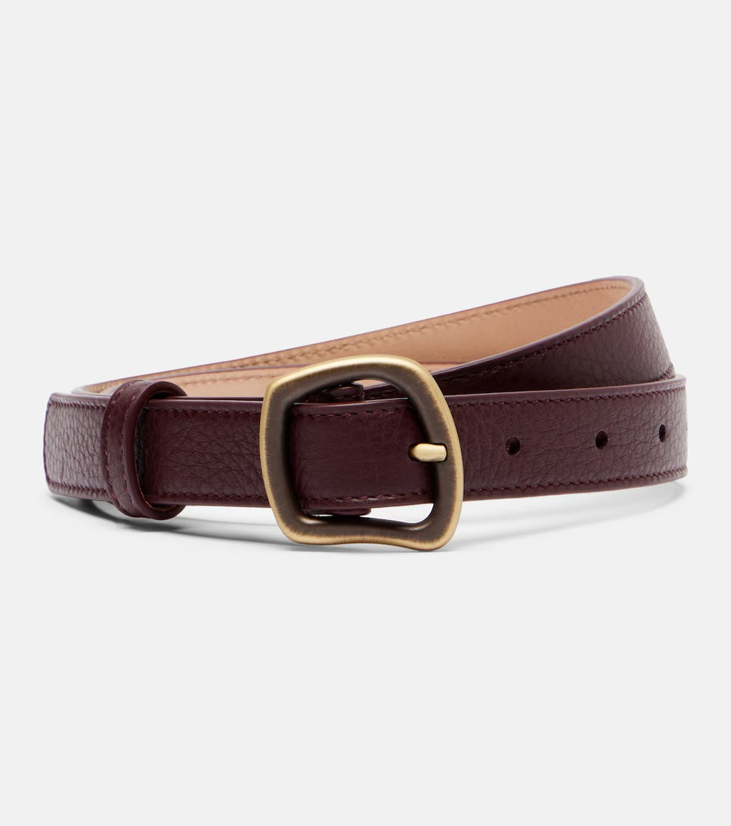 Women's Dark Brown Simone Leather Belt