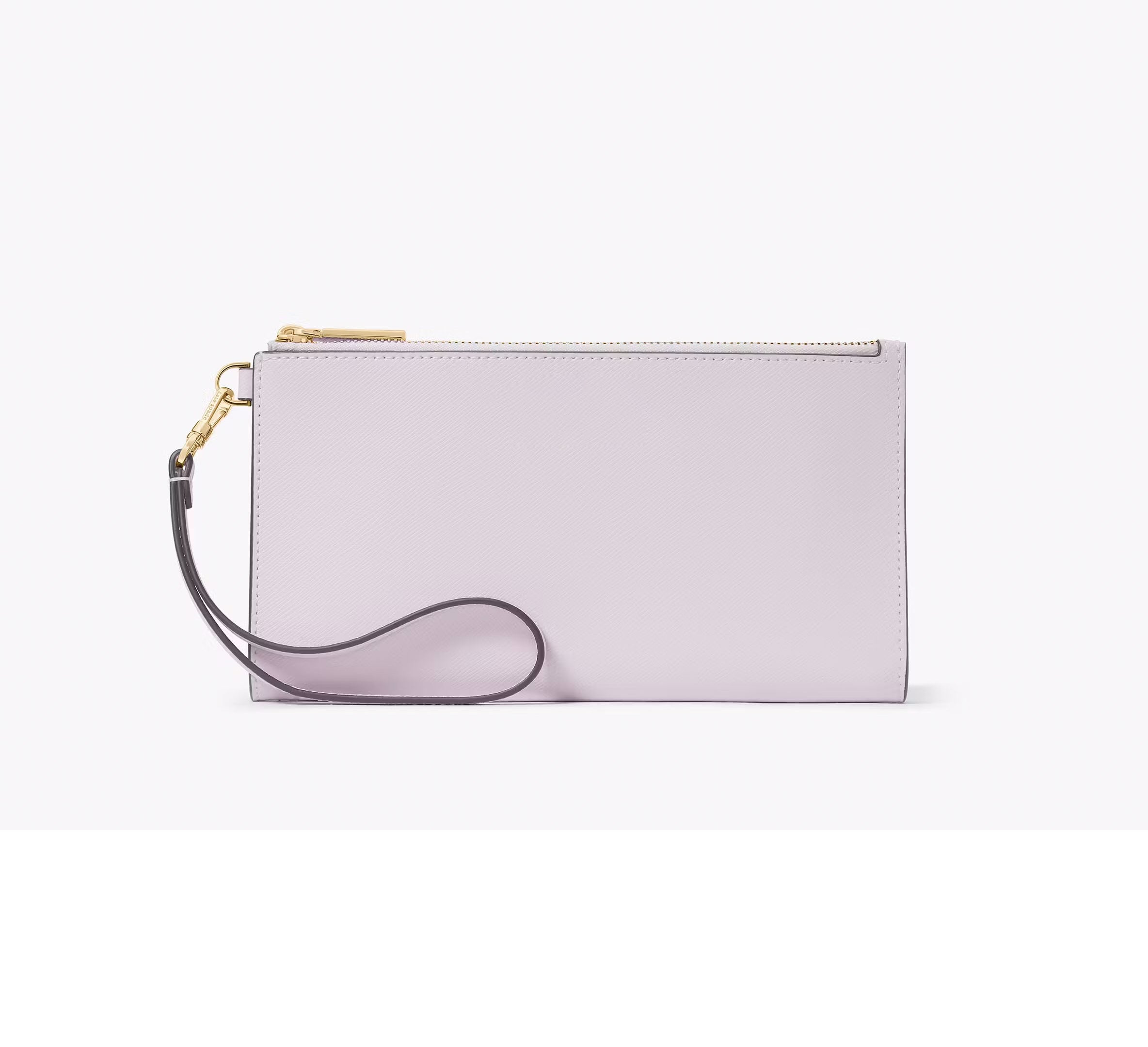 Women's Double Zip Wristlet Leather Wallet