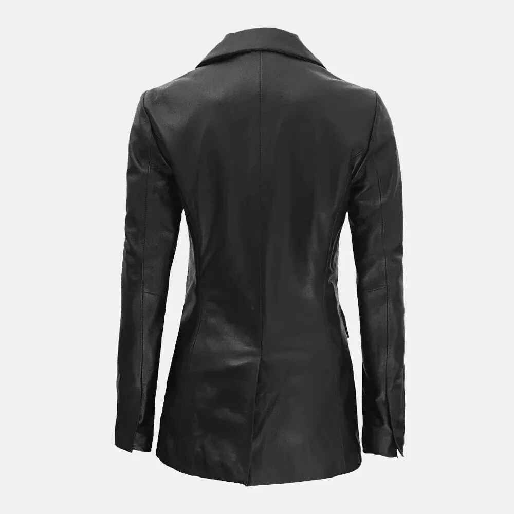 Women's Esme Echelon Leather Blazer
