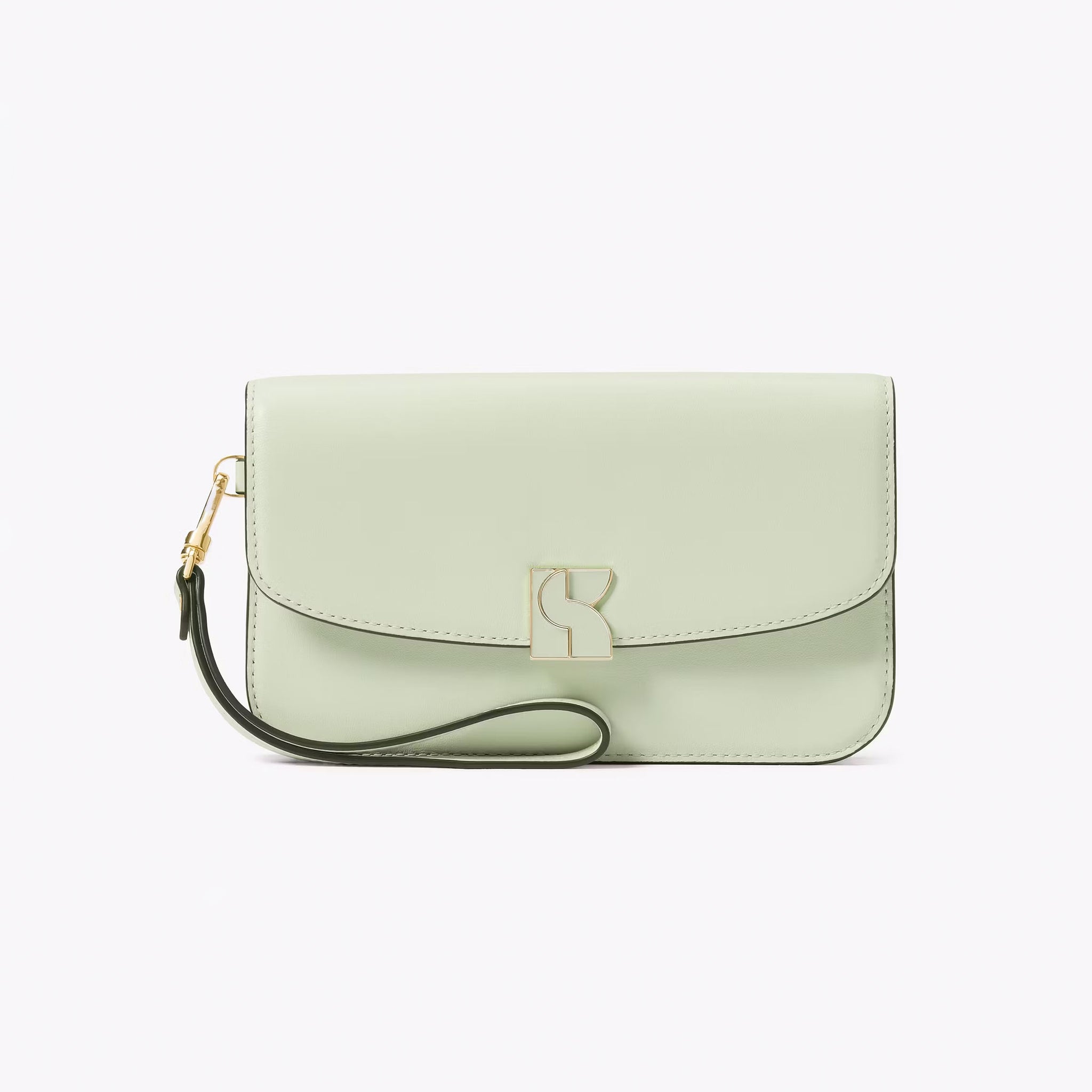Women's Flap Wristlet Leather Wallet