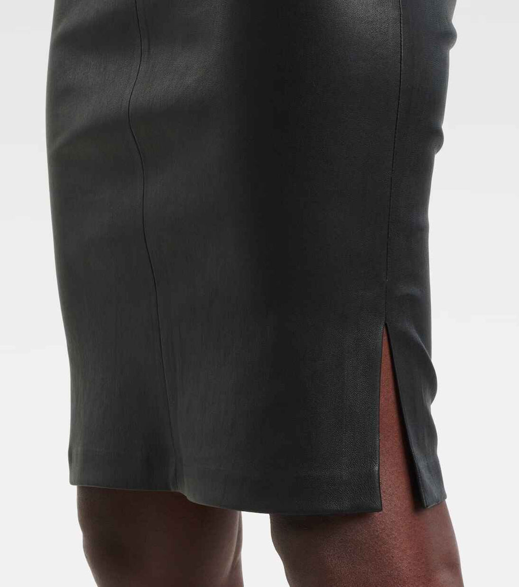 Women's Gin Leather Skirt