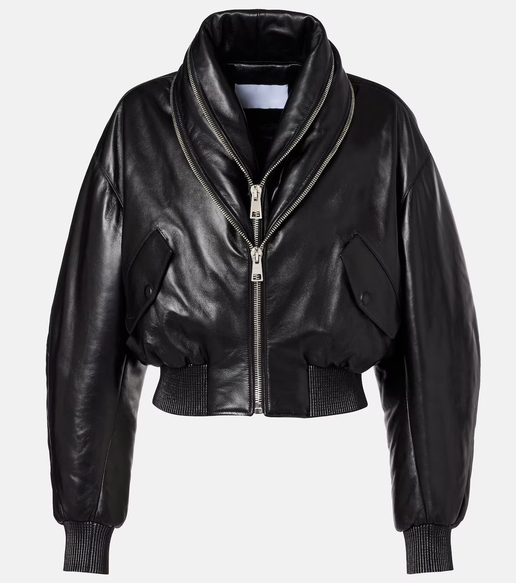 Women's Givenchy Bomber Leather Jacket