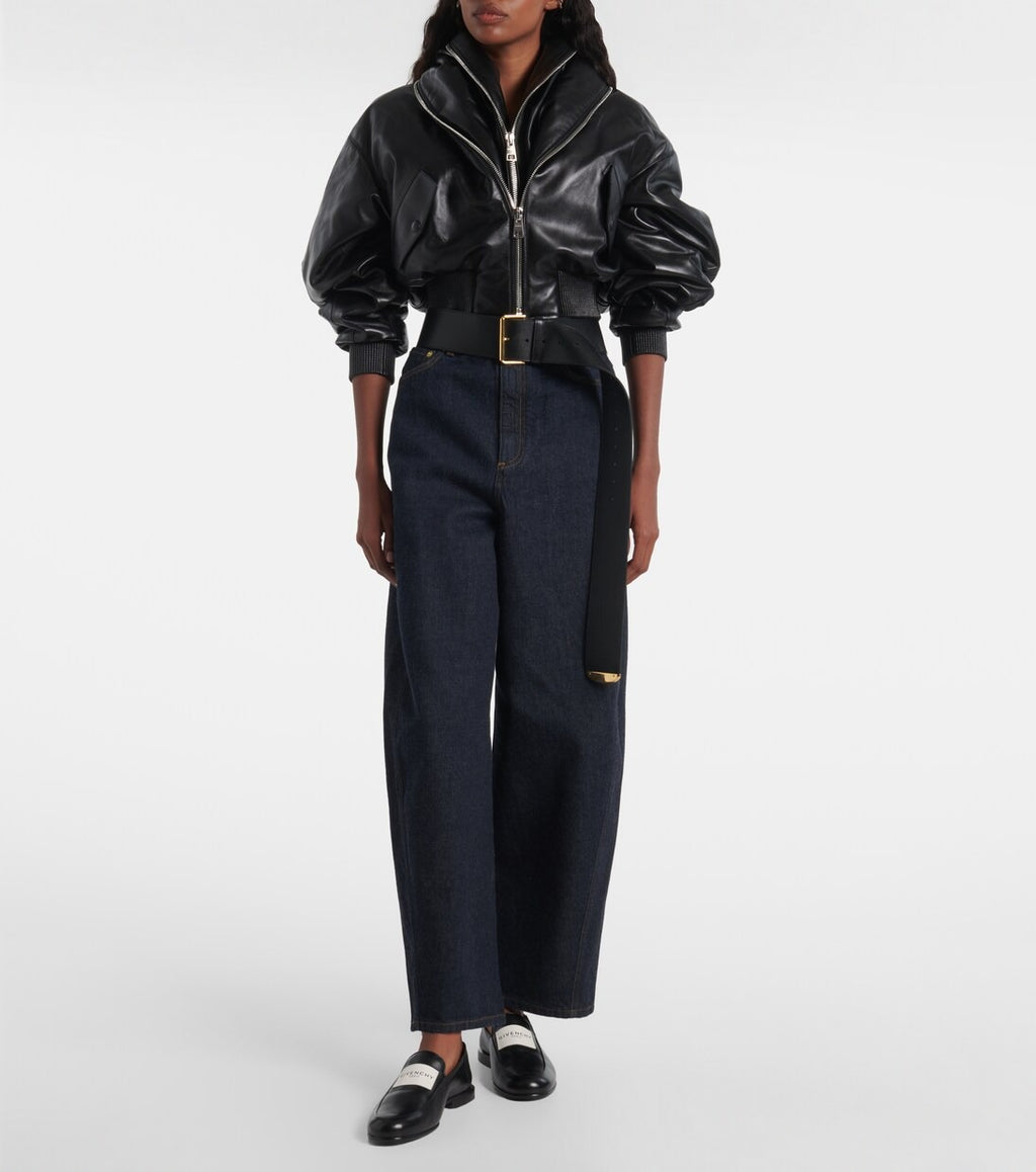Women's Givenchy Bomber Leather Jacket