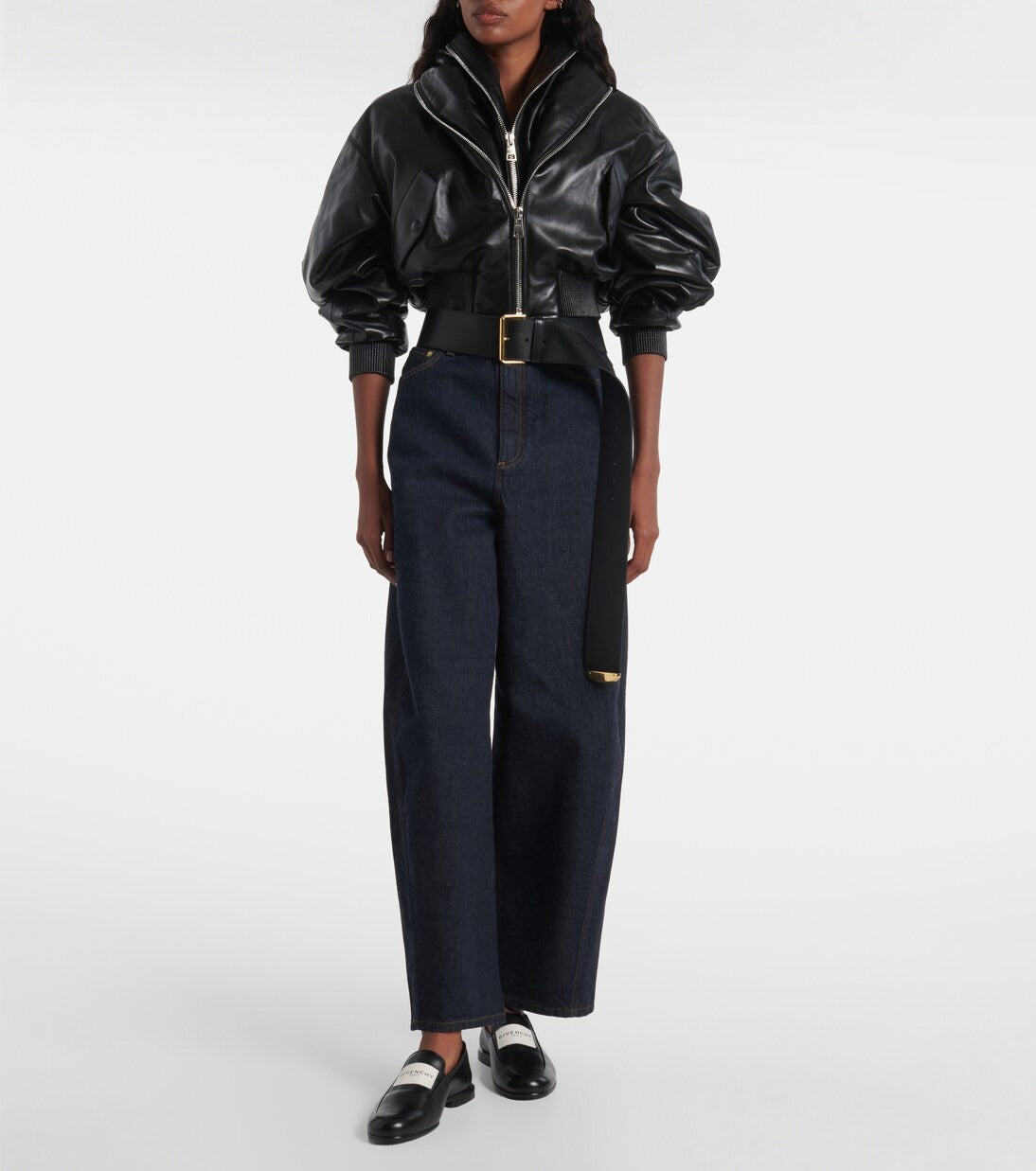 Women's Givenchy Bomber Leather Jacket