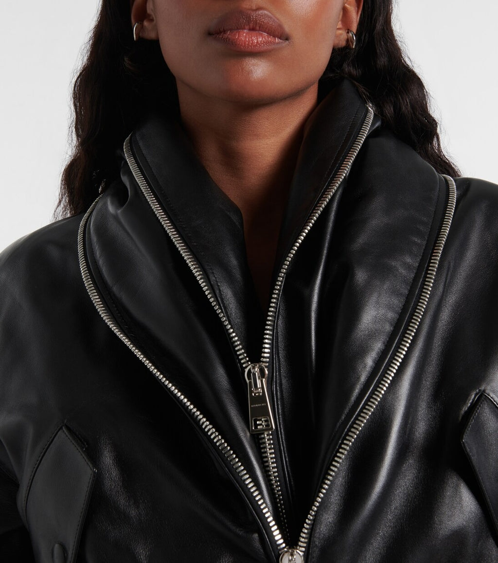 Women's Givenchy Bomber Leather Jacket