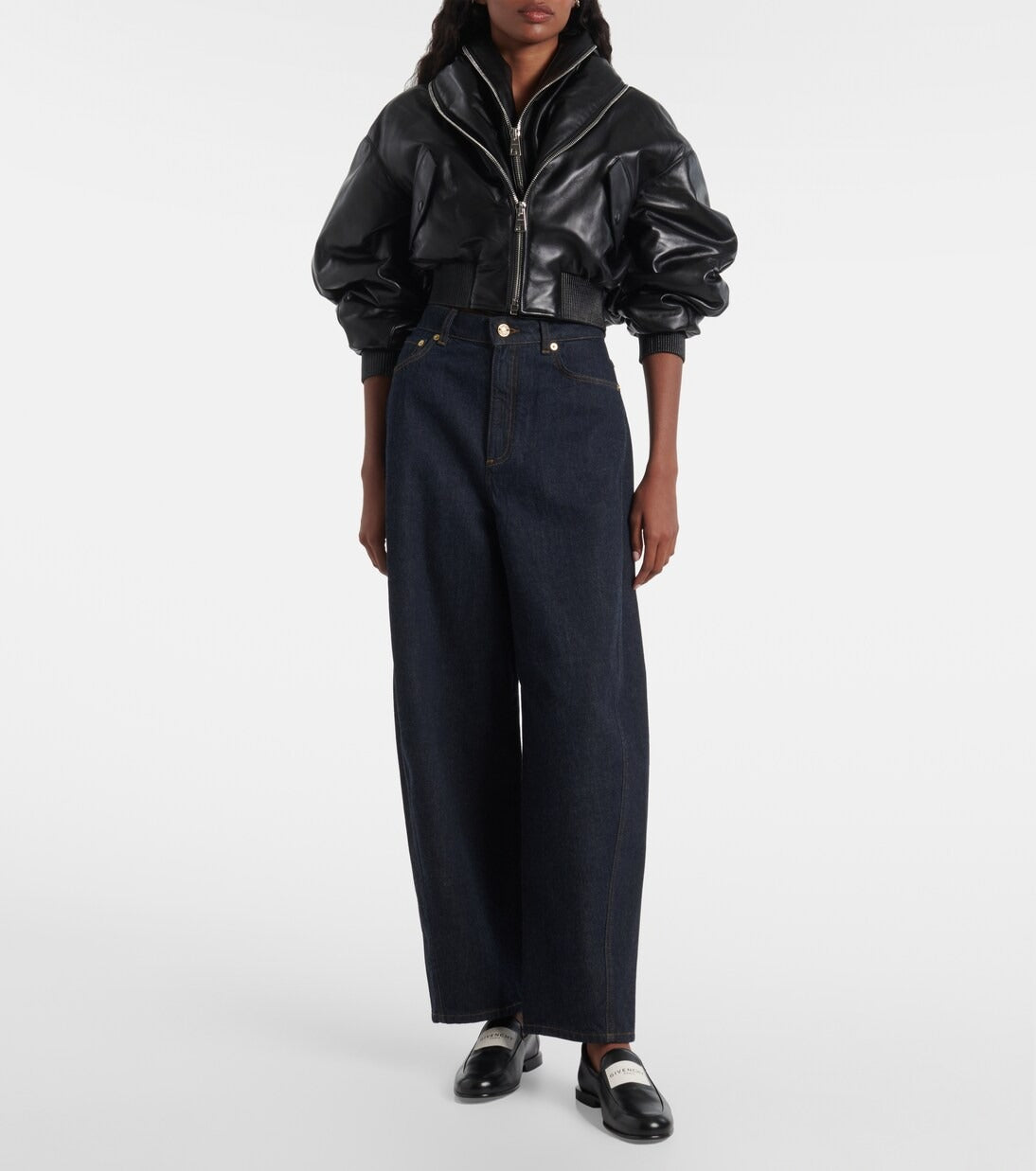 Women's Givenchy Bomber Leather Jacket