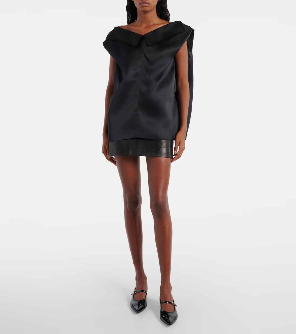 Women's Jett  Mini Leather Skirt