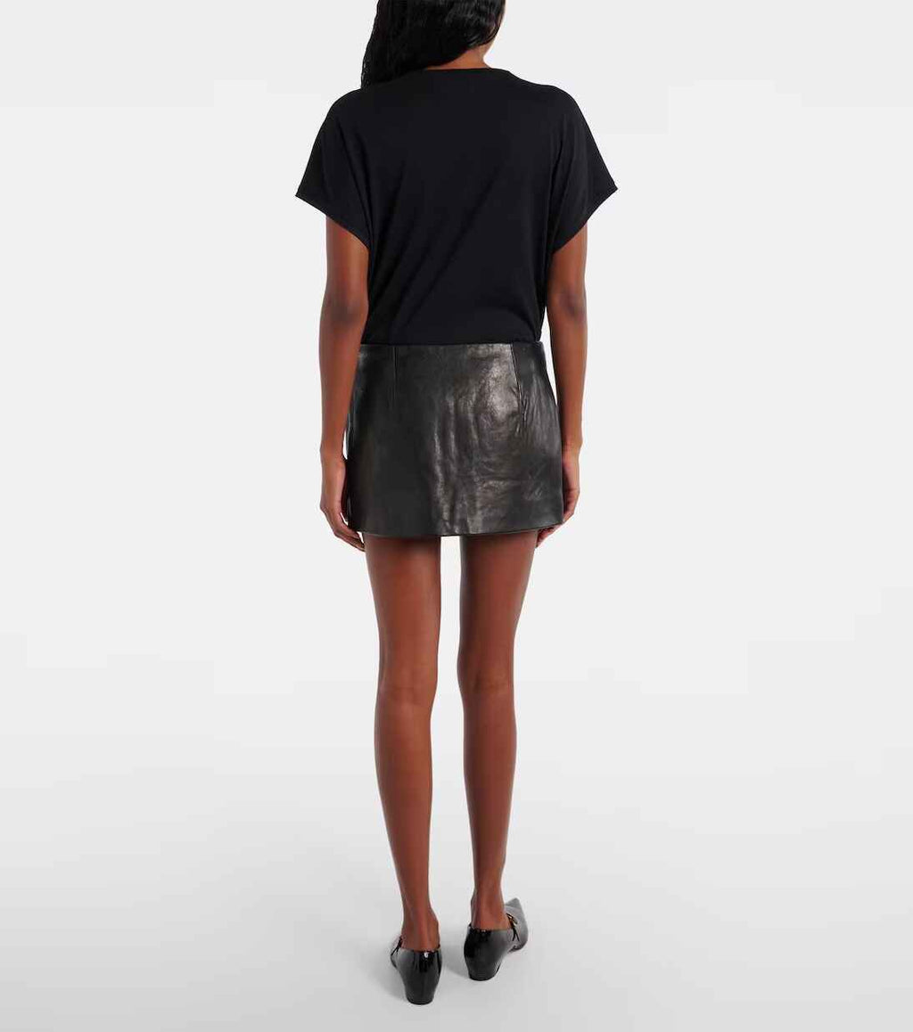 Women's Jett  Mini Leather Skirt