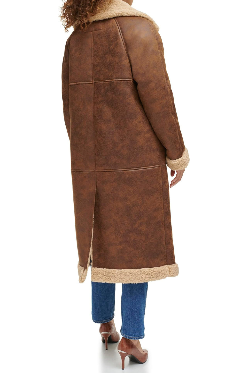 Women's Levi's Fox Fur & Shearling Leather Coat
