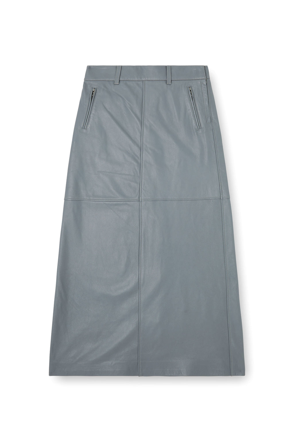 Women's Long Maxi Leather Skirt