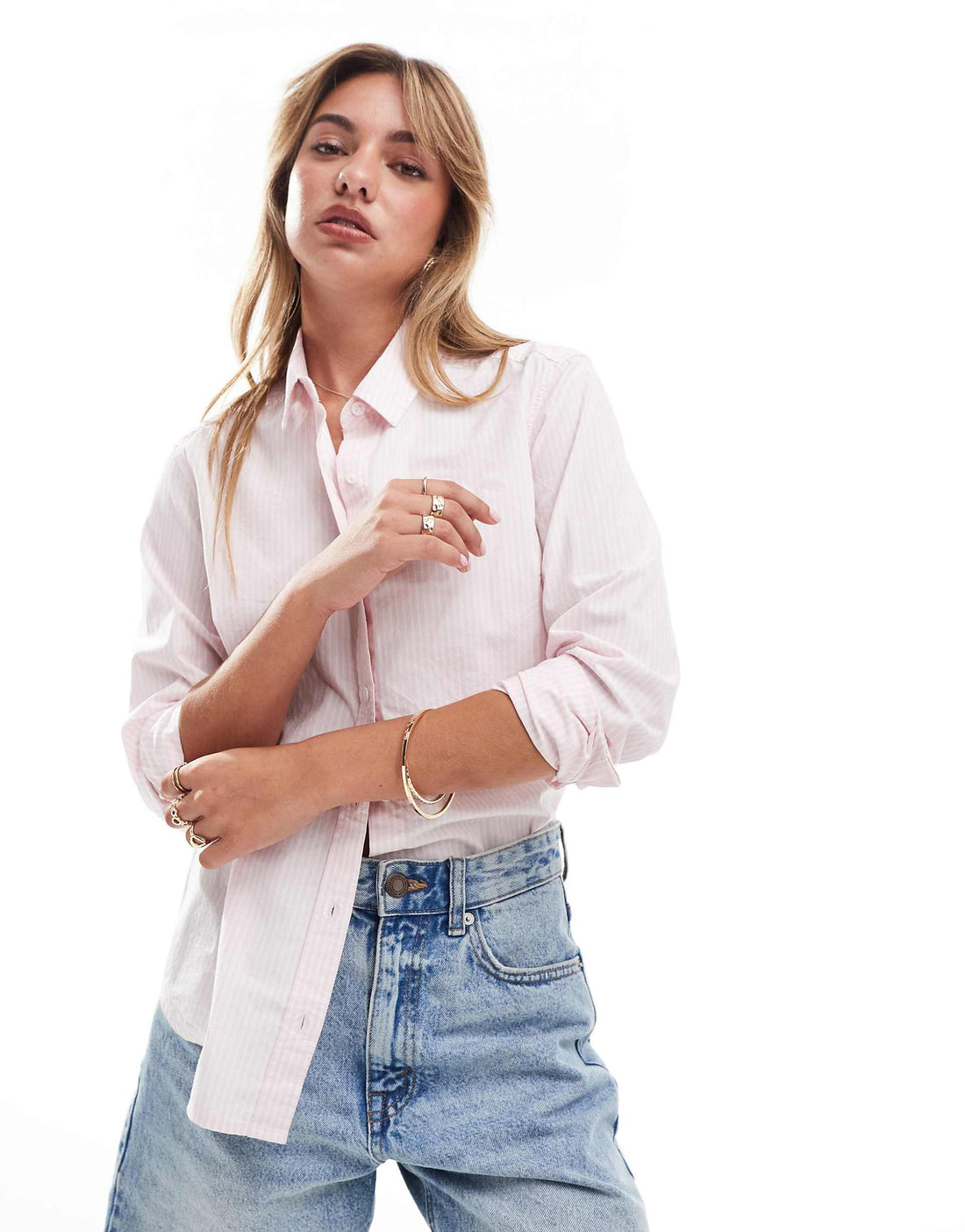 Women's Long Sleeve Poplin Shirt
