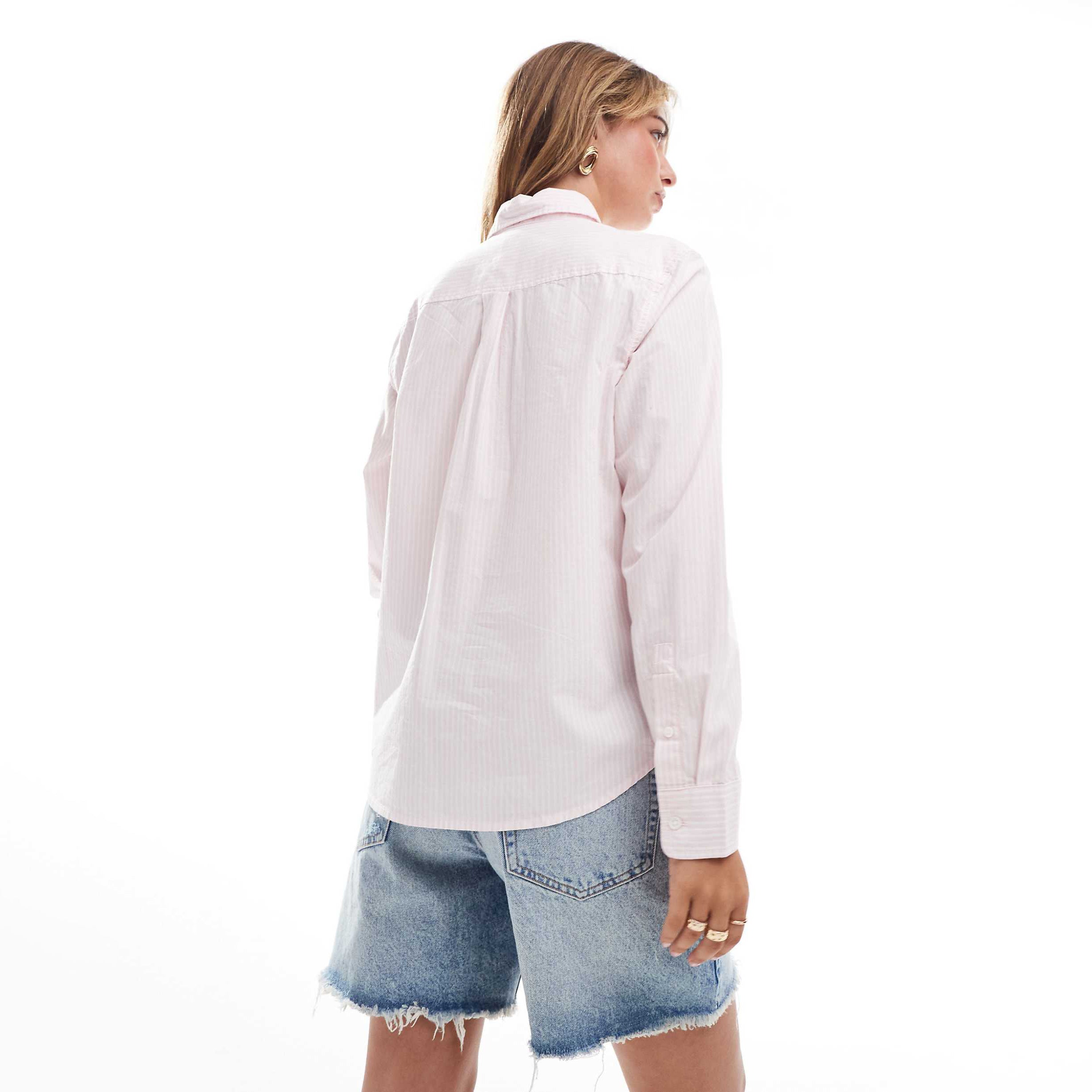 Women's Long Sleeve Poplin Shirt