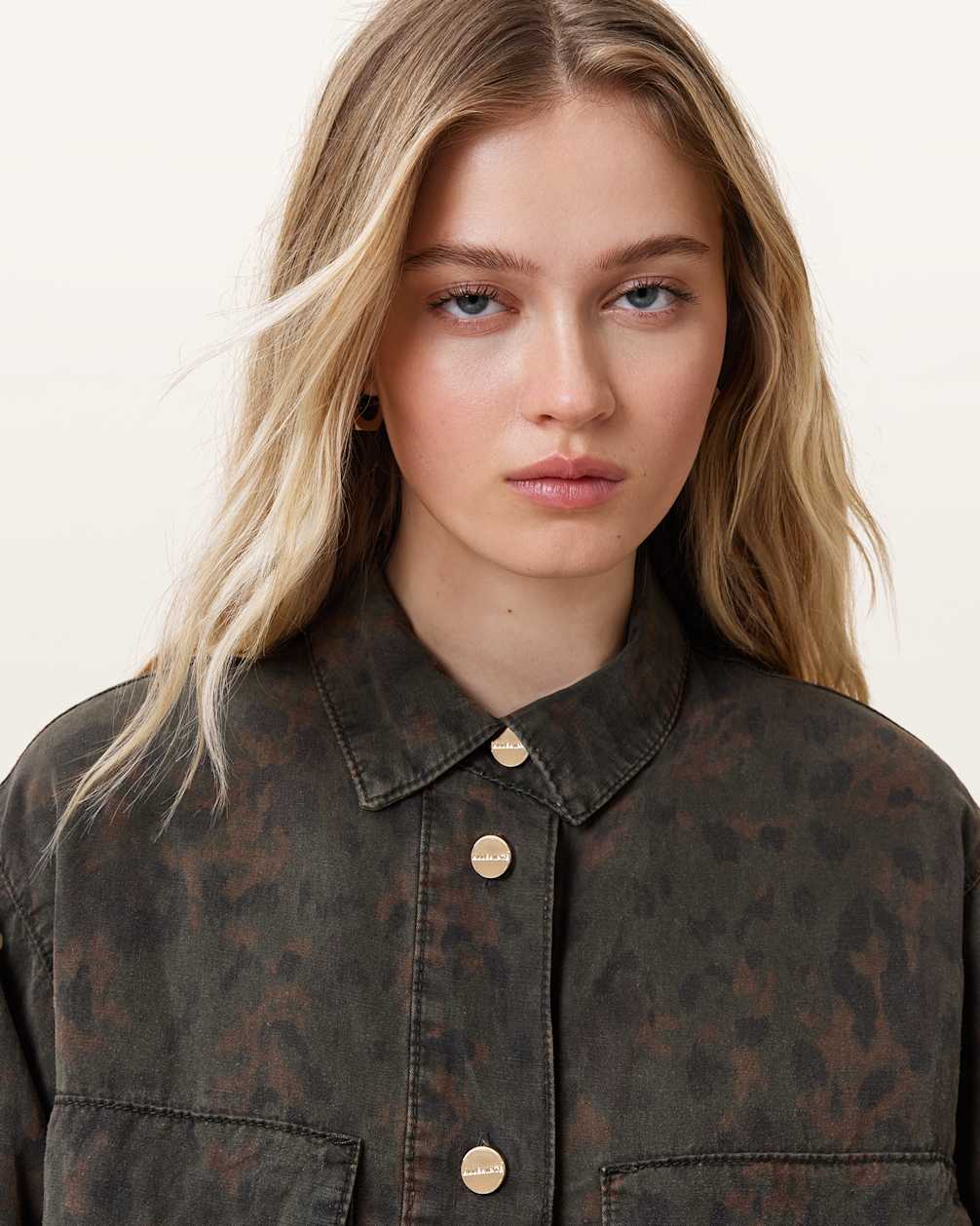 Women's Mini Dress Oversized Denim Shirt