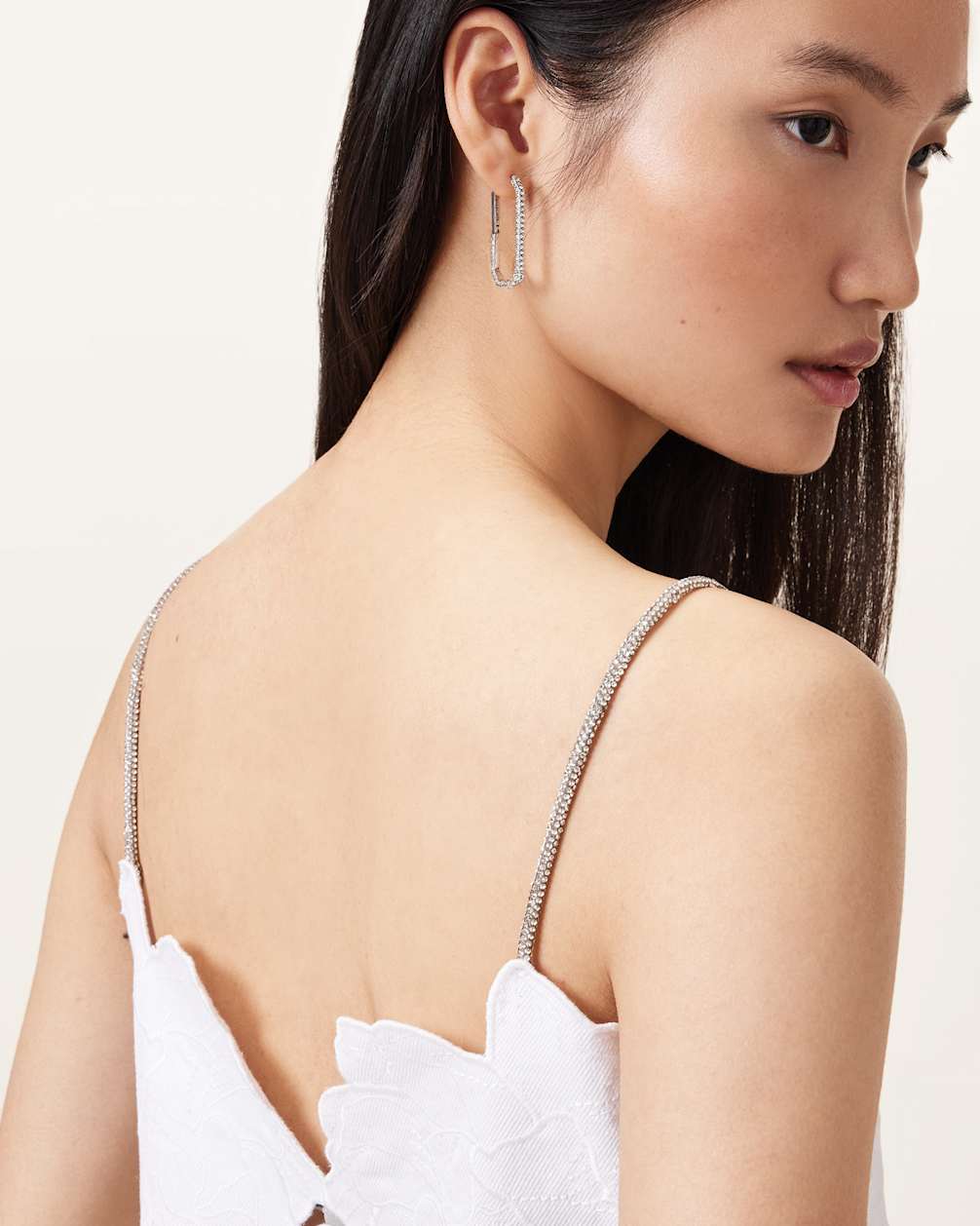 Women's Mini Length Sleeveless Flora Embroidered Denim Shirt