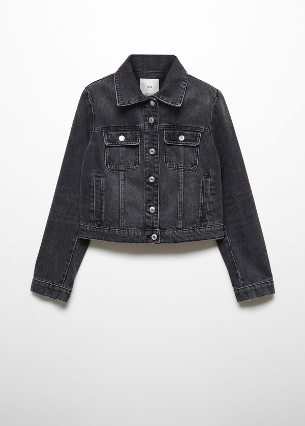 Women's Pocketed Denim Jacket
