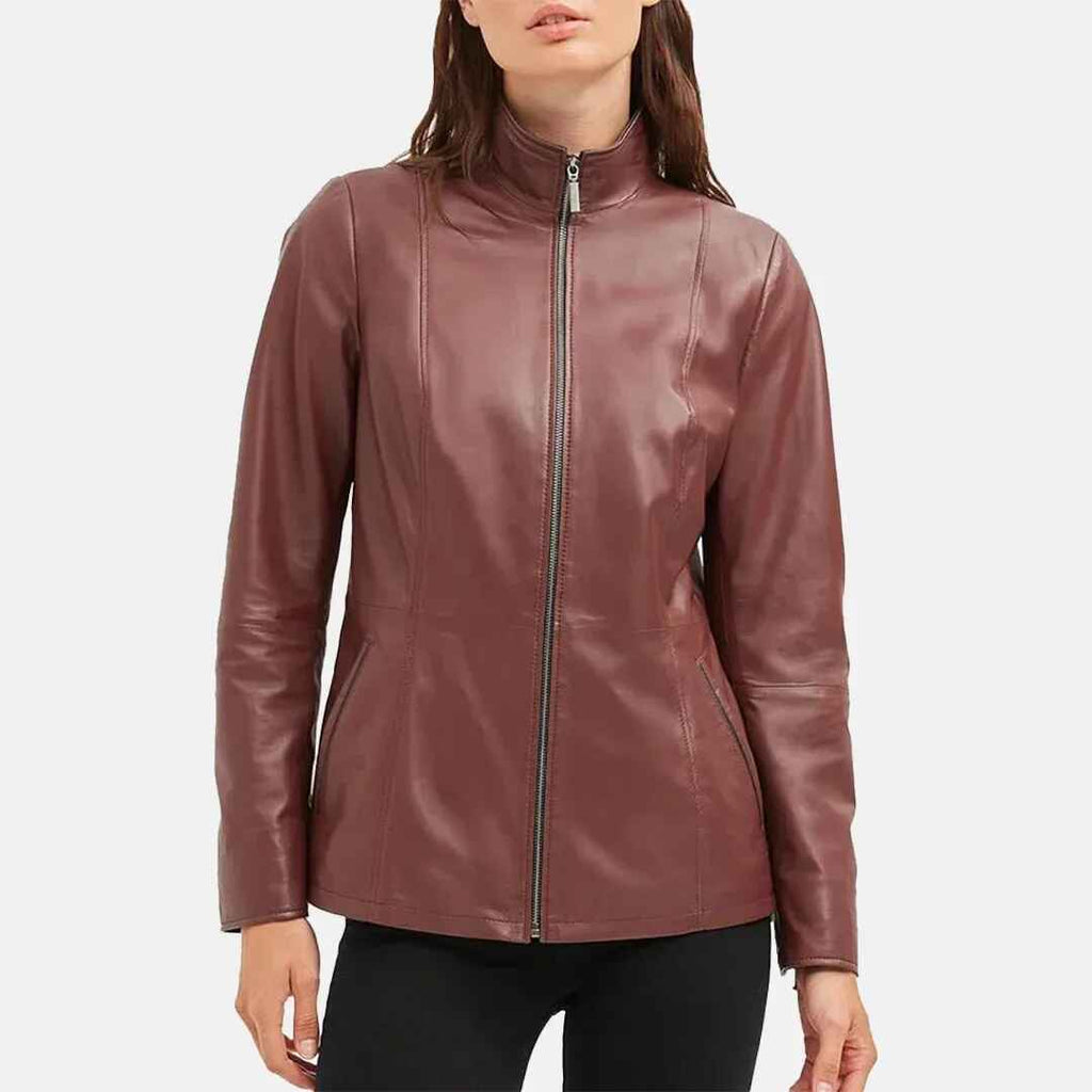 Women's Posh Leather Blazer