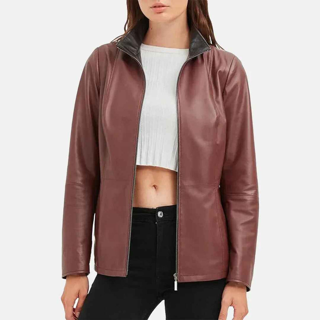 Women's Posh Leather Blazer