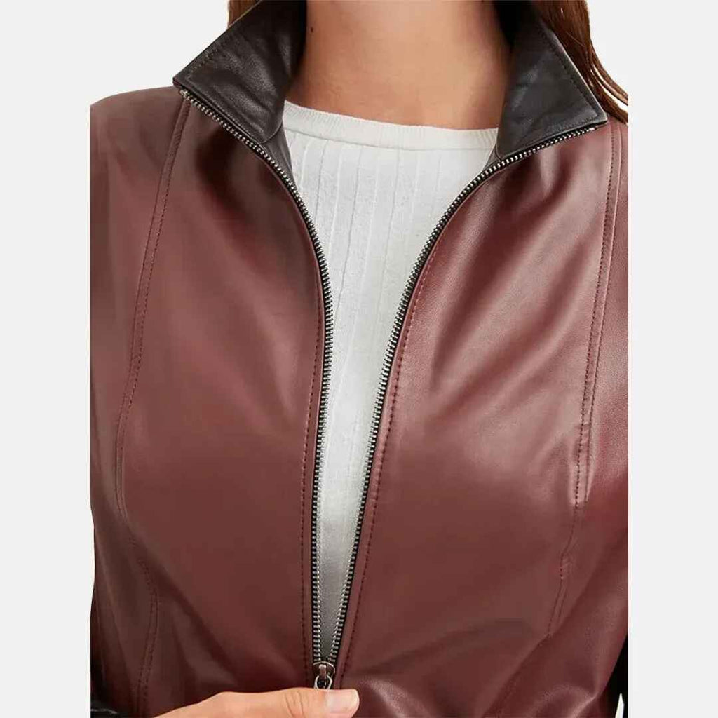 Women's Posh Leather Blazer