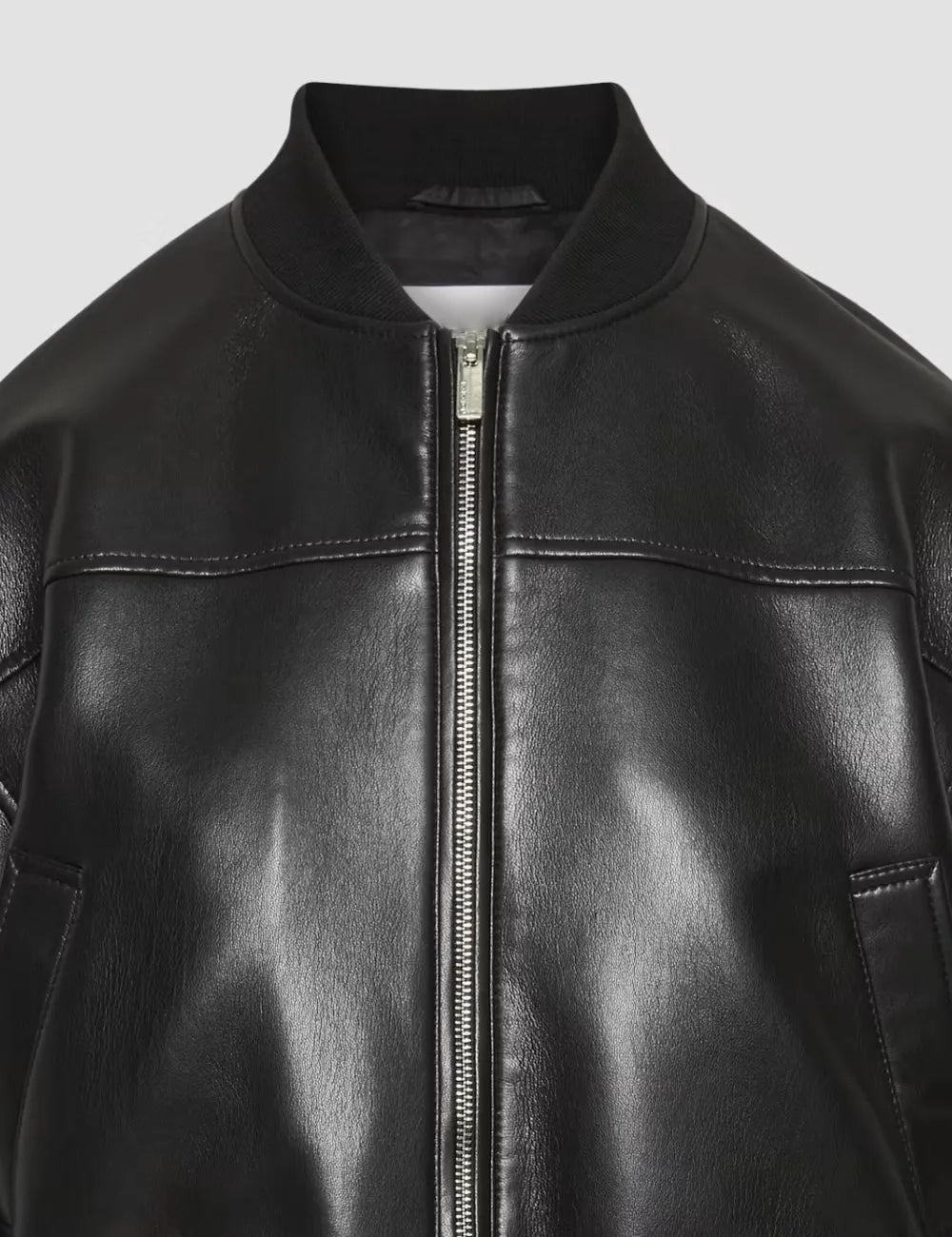 Women's Eclipse Luxe Bomber Leather Jacket
