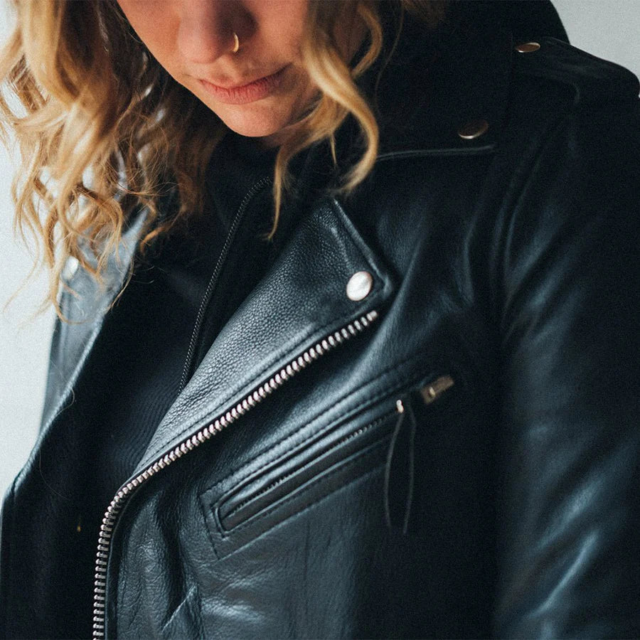 Women's Ryman Motorcycle Leather Jacket