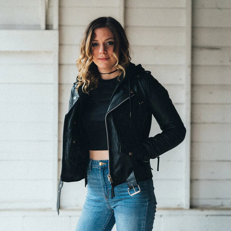Women's Ryman Motorcycle Leather Jacket