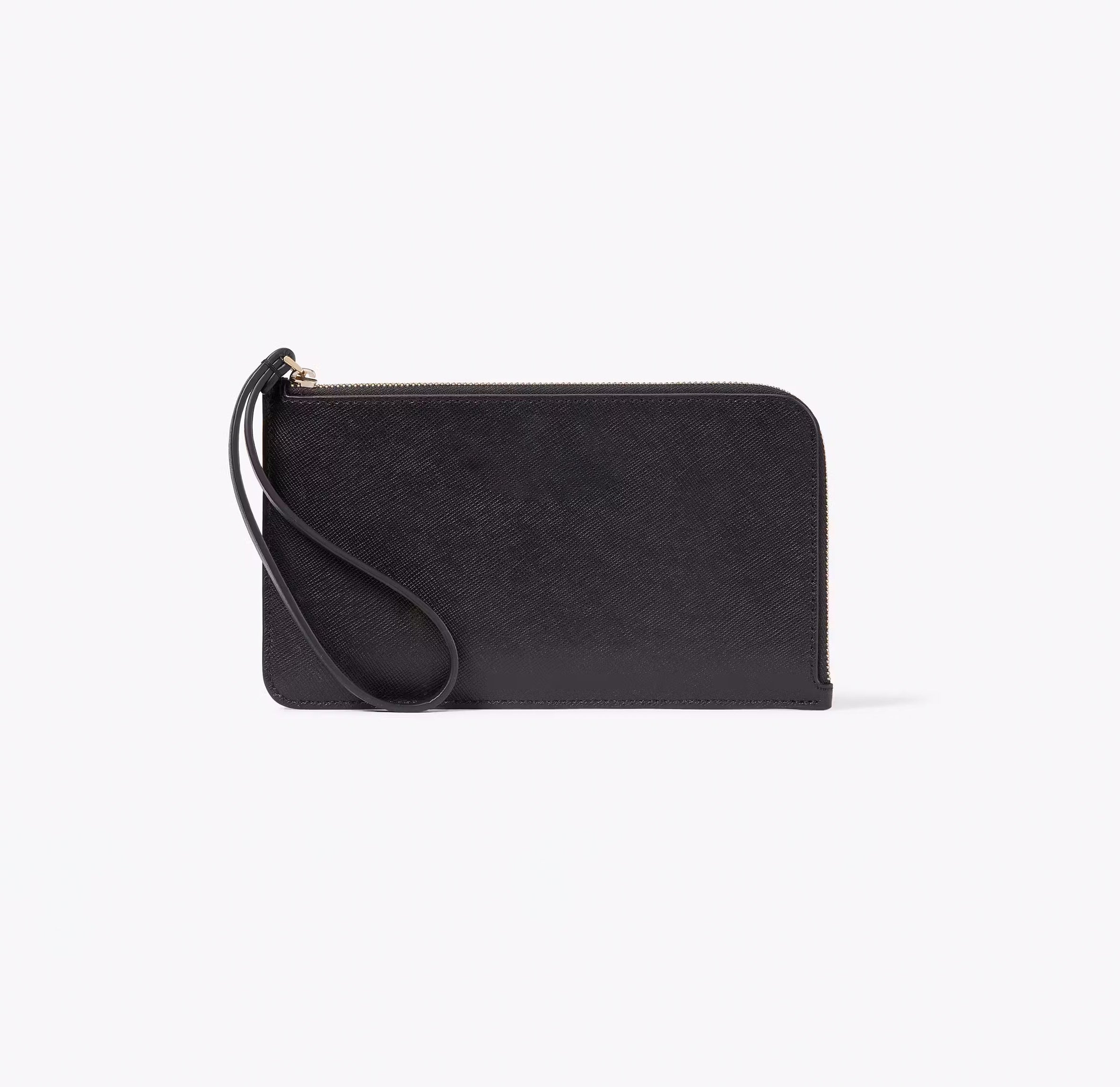 Women's Saffiano L-Zip Wrist Leather Wallet