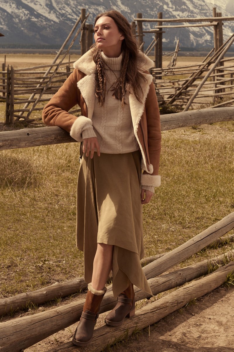 Women's Sheepskin Moto Fur & Shearling Jacket