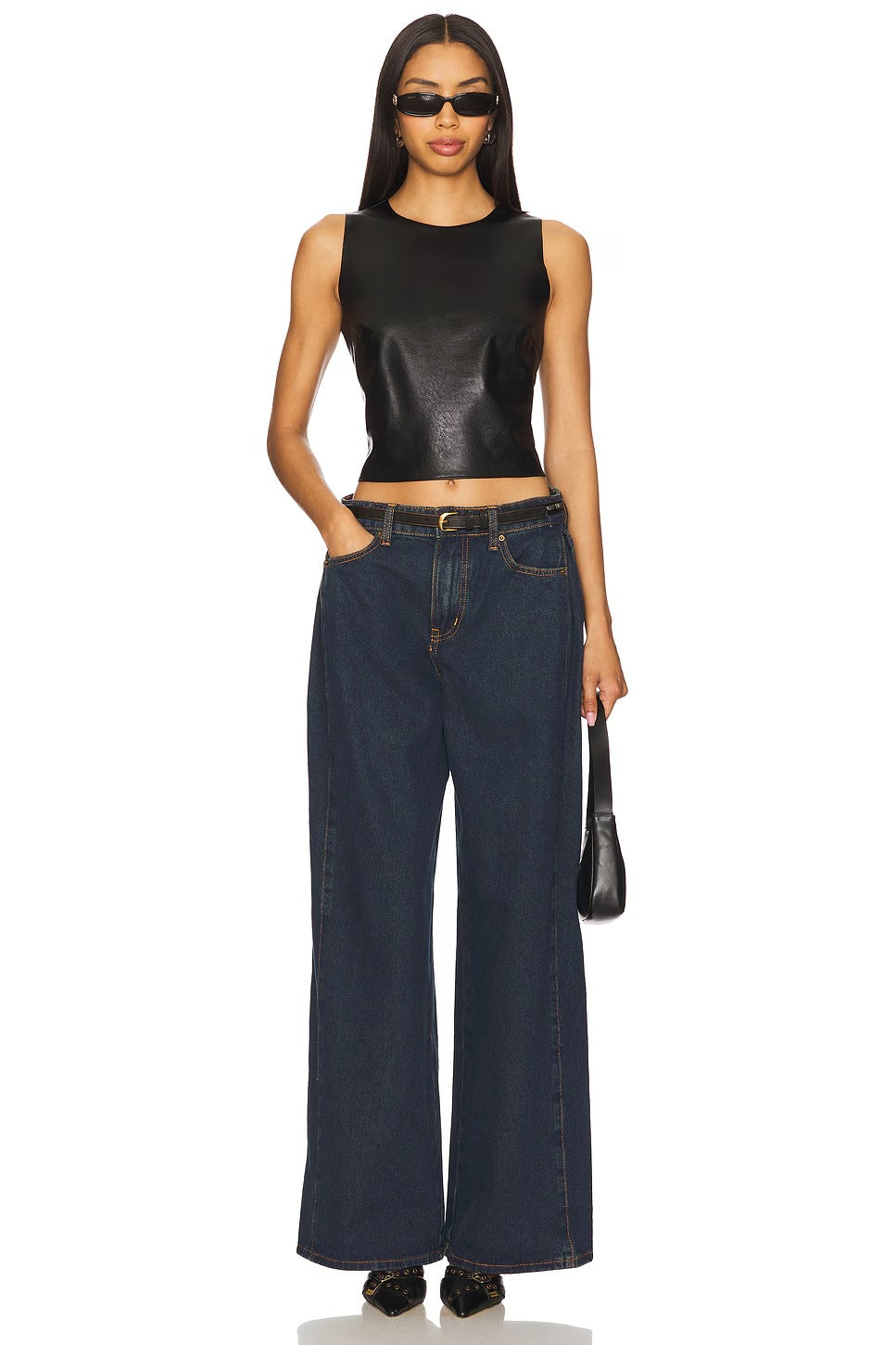 Women's Shell Leather Top