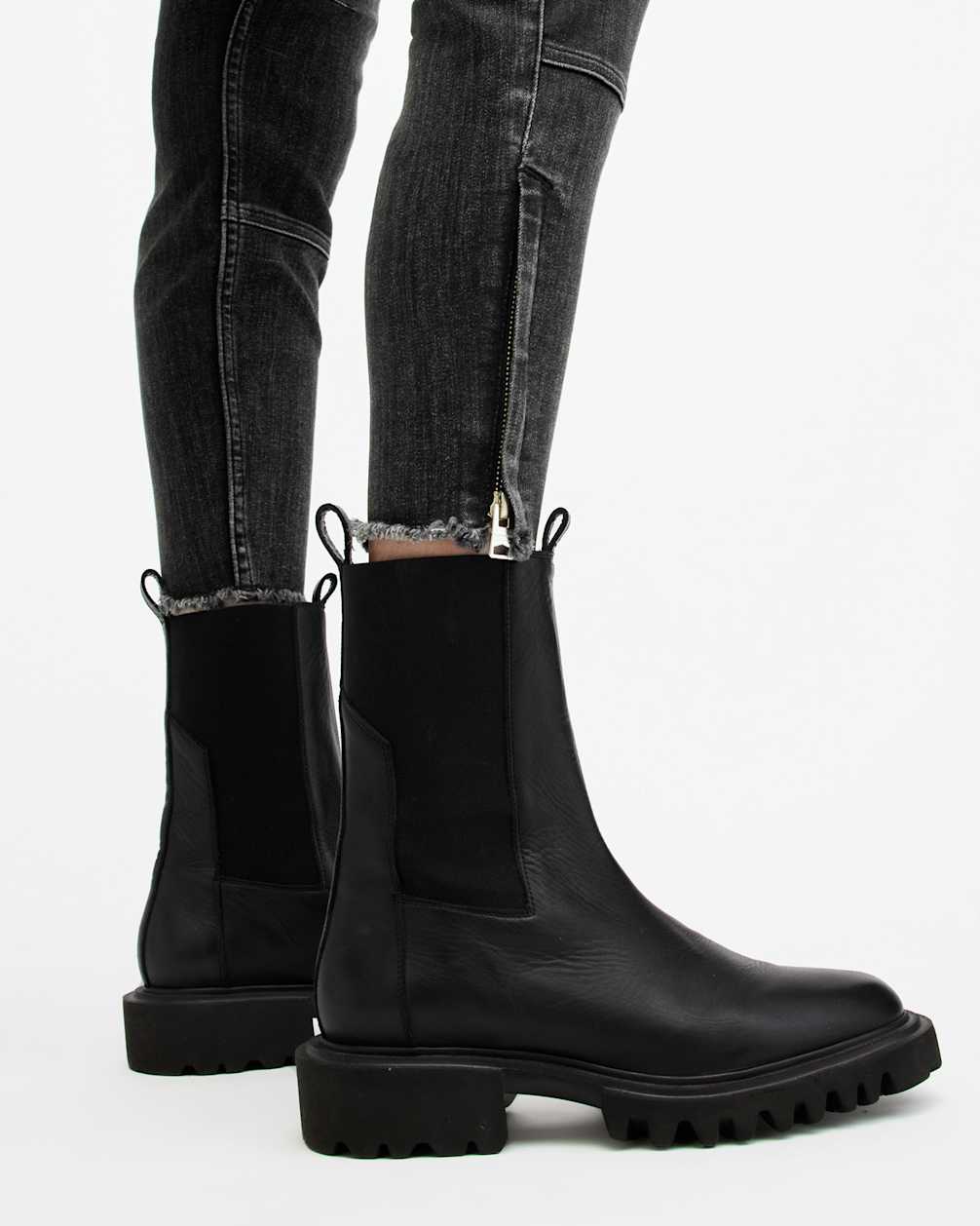 Women's Skinny Cargo Stretched Denim Pants