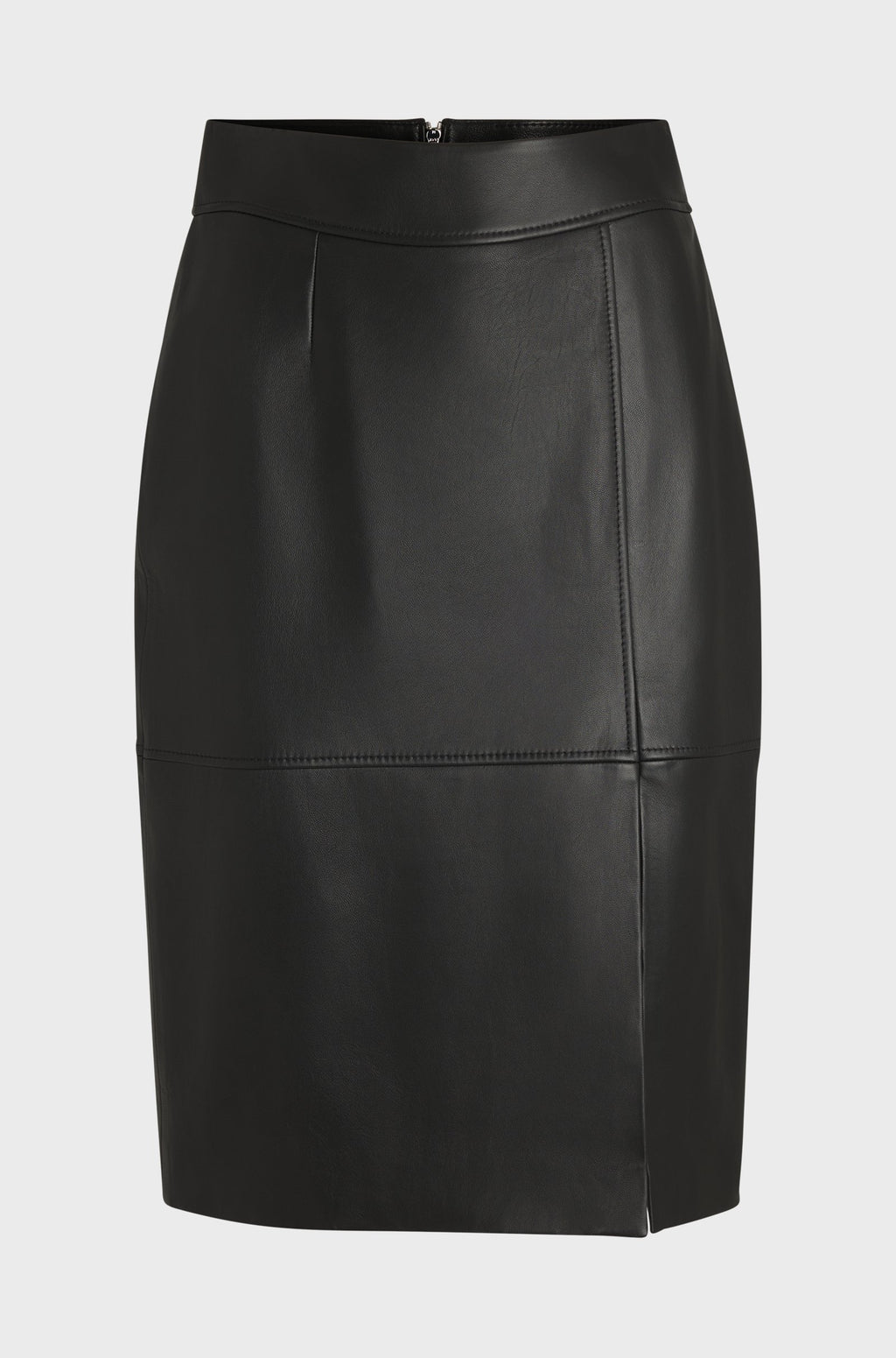 Women's Slim-Fit Pencil Skirt in Leather