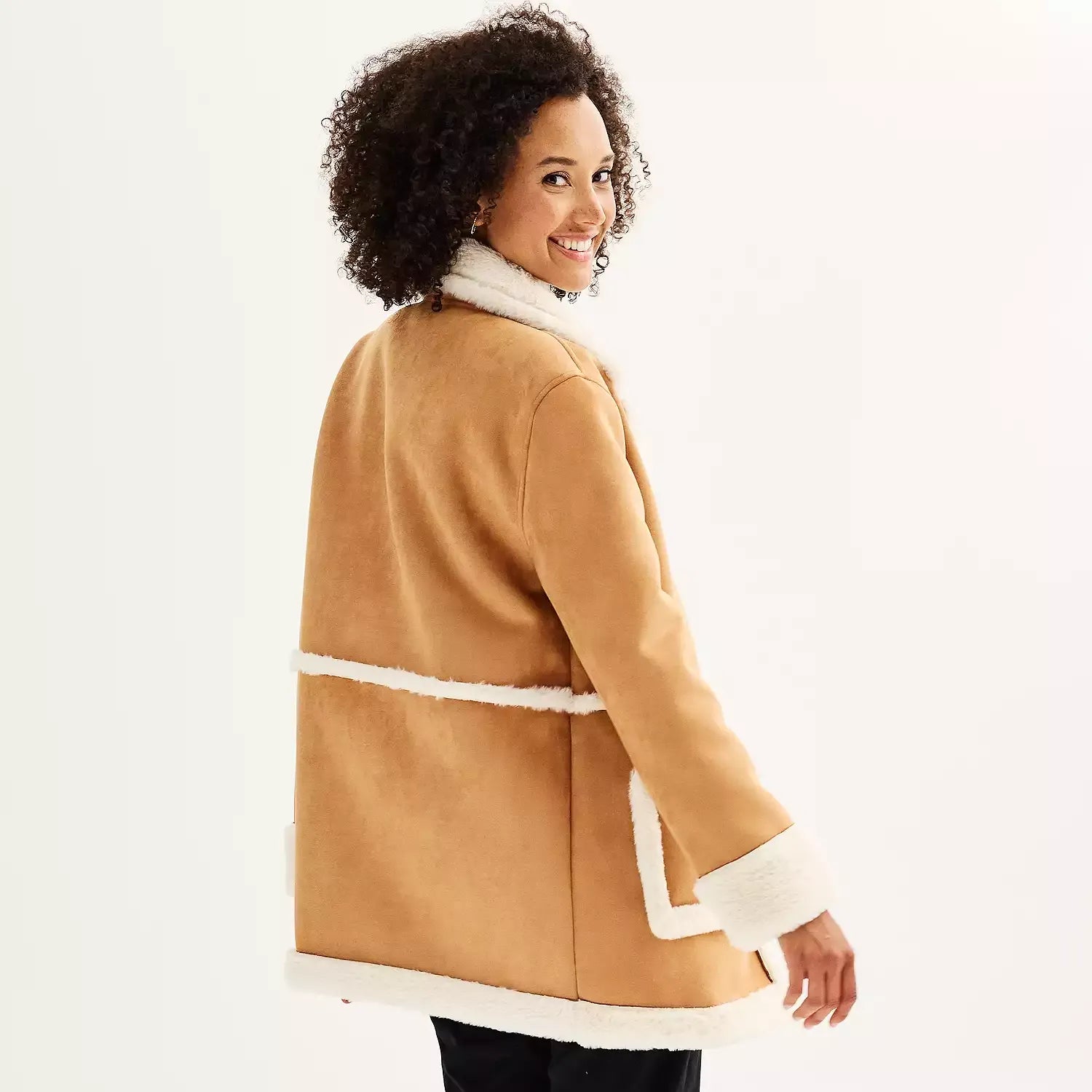 Women's Sonoma Fox Fur & Shearling Leather Coat