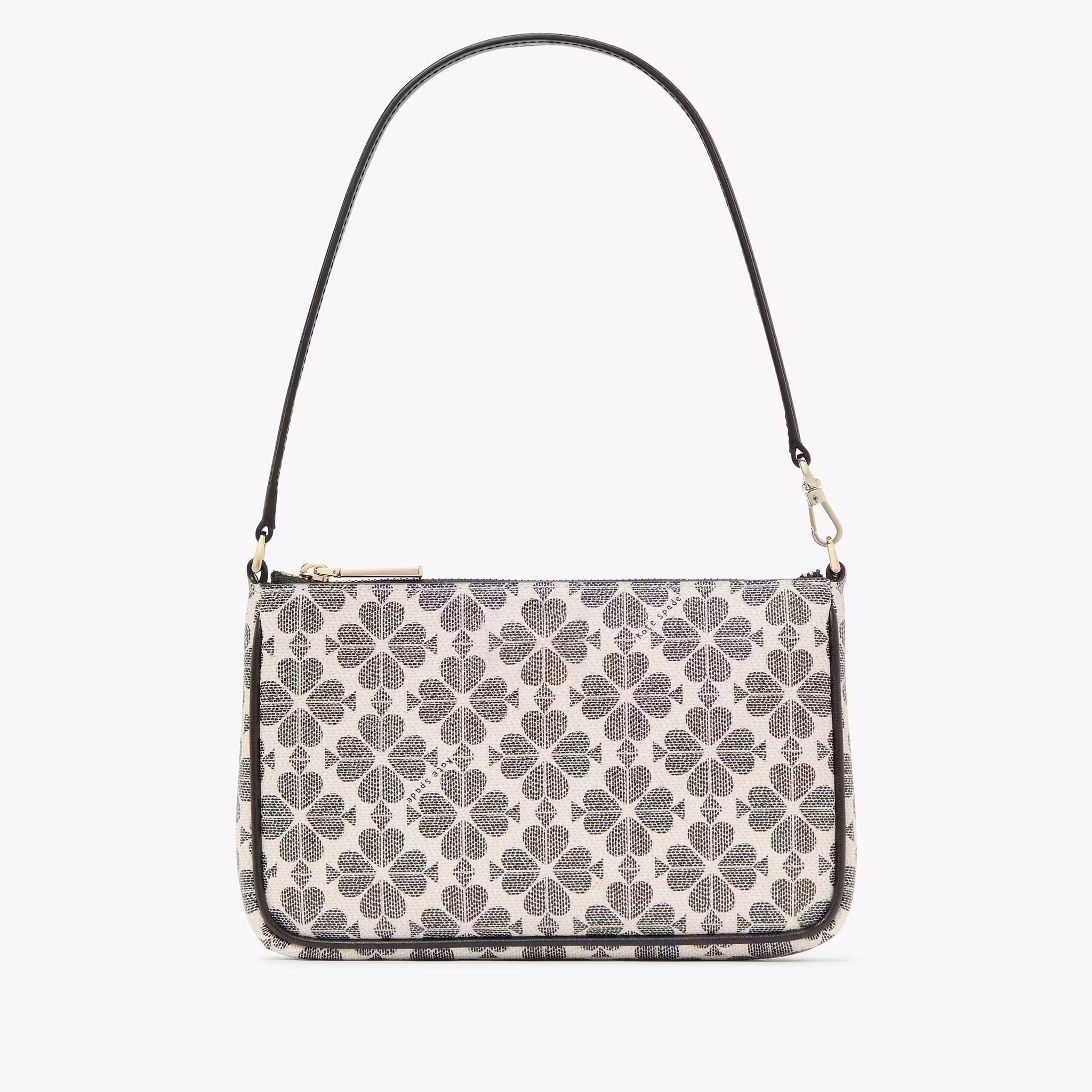 Women's Spade Flower Convertible Wristlet Leather Wallet
